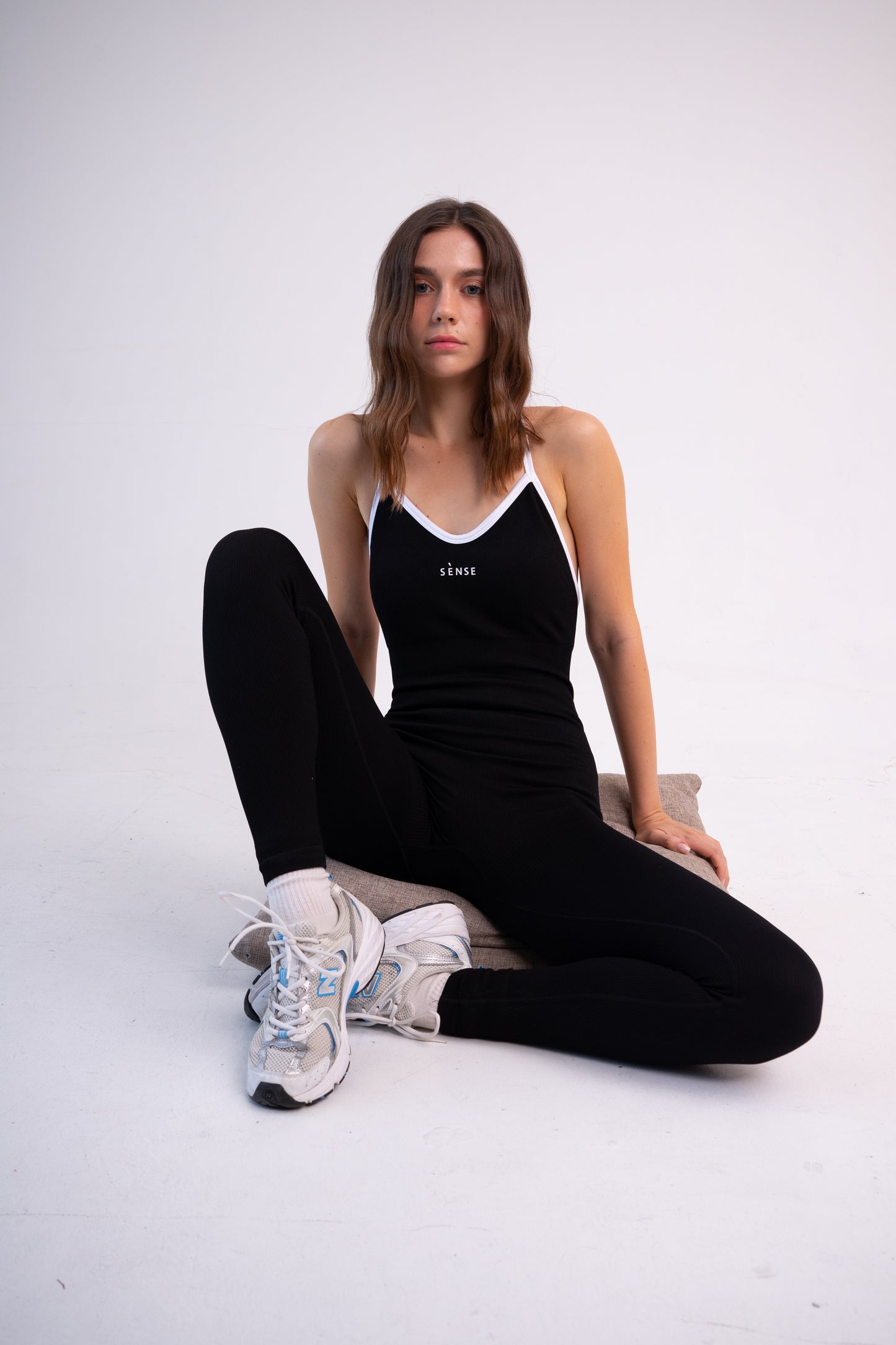 SEAMLESS GLOW LUXE JUMPSUIT BLACK