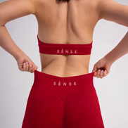 SEAMLESS GLOW GRACE TOP RED