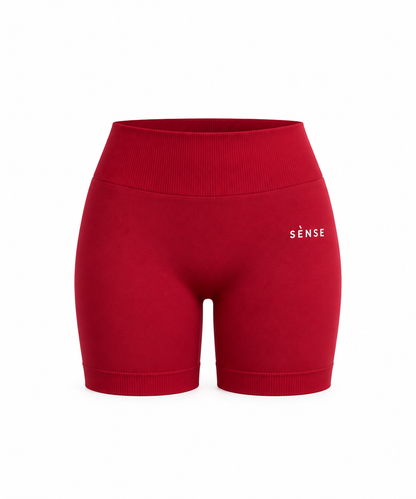 SEAMLESS GLOW SHORT PANTS RED
