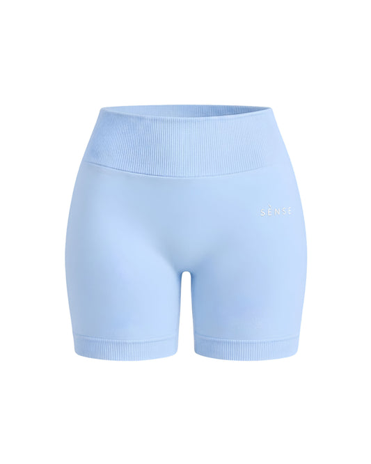 SEAMLESS GLOW SHORT PANTS BABY BLUE