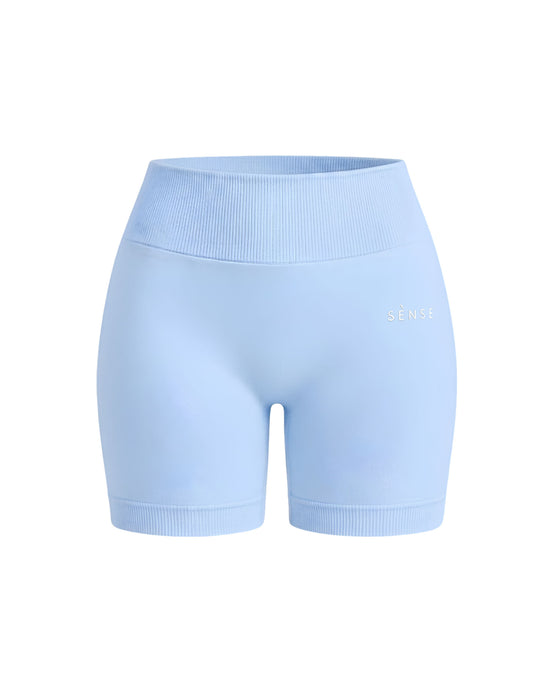SEAMLESS GLOW SHORT PANTS BABY BLUE
