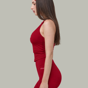 SEAMLESS GLOW BREEZE TOP RED