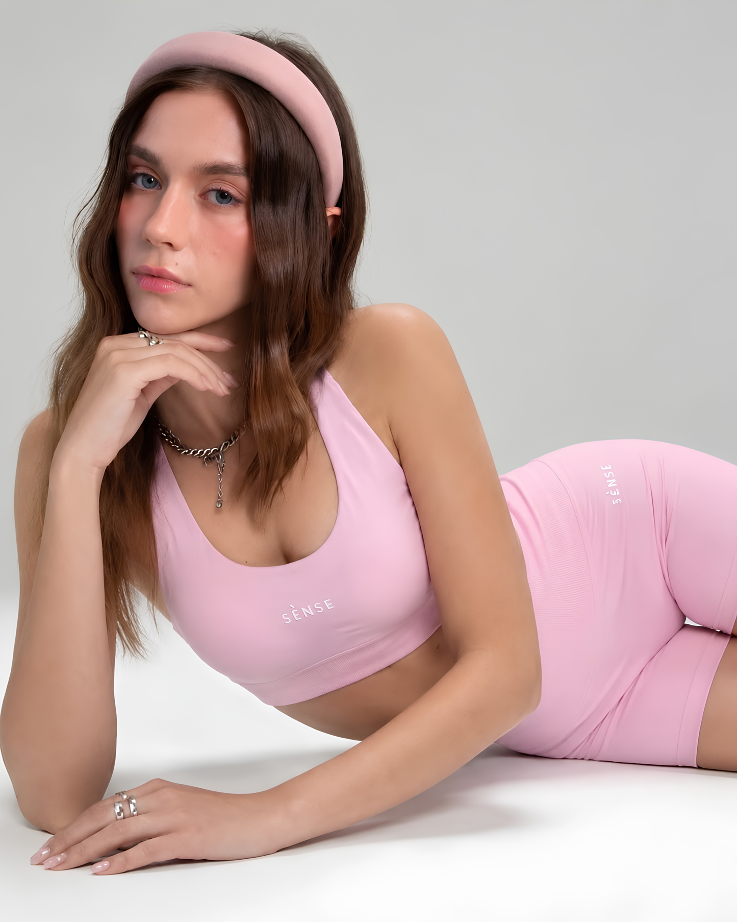 SEAMLESS GLOW GRACE TOP BABY PINK