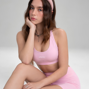 SEAMLESS GLOW GRACE TOP BABY PINK
