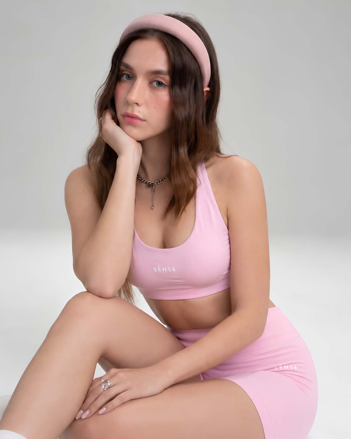 SEAMLESS GLOW GRACE TOP BABY PINK