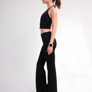 CLOUDFORM GLOW FLARE PANTS BLACK