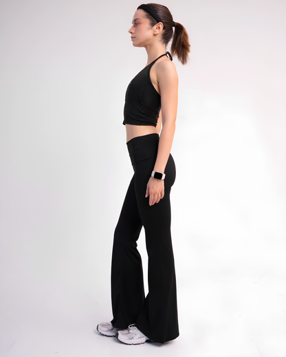 CLOUDFORM GLOW FLARE PANTS BLACK