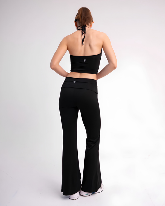 CLOUDFORM GLOW FLARE PANTS BLACK