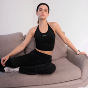 CLOUDFORM GLOW FLARE PANTS BLACK