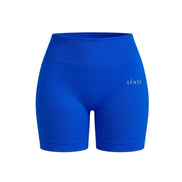 SEAMLESS GLOW SHORT PANTS BLUE