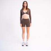 CLOUDFORM SERENITY TOP BROWN