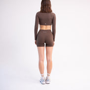 CLOUDFORM SERENITY TOP BROWN