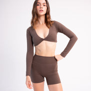CLOUDFORM SERENITY TOP BROWN