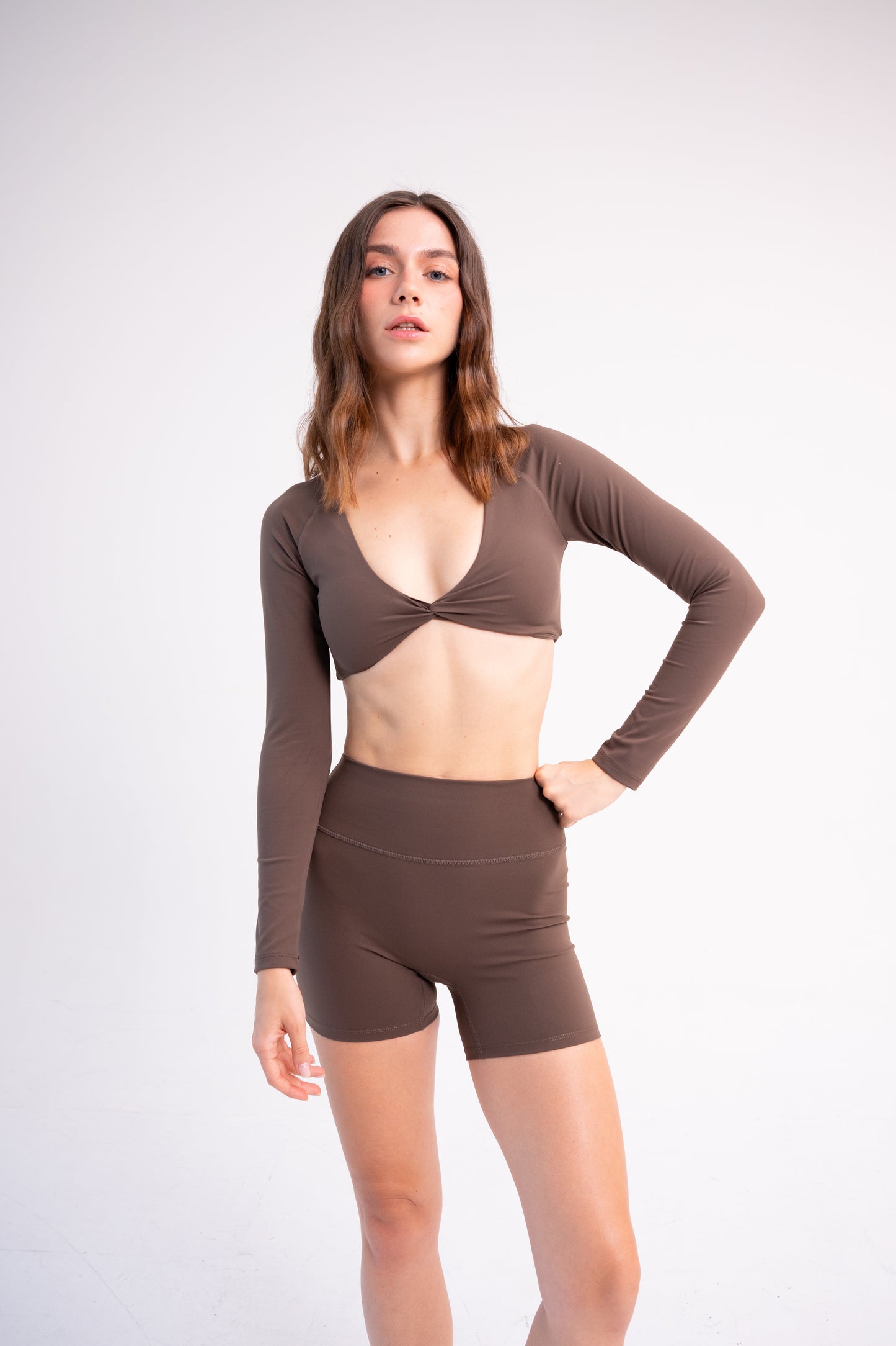 CLOUDFORM SERENITY TOP BROWN