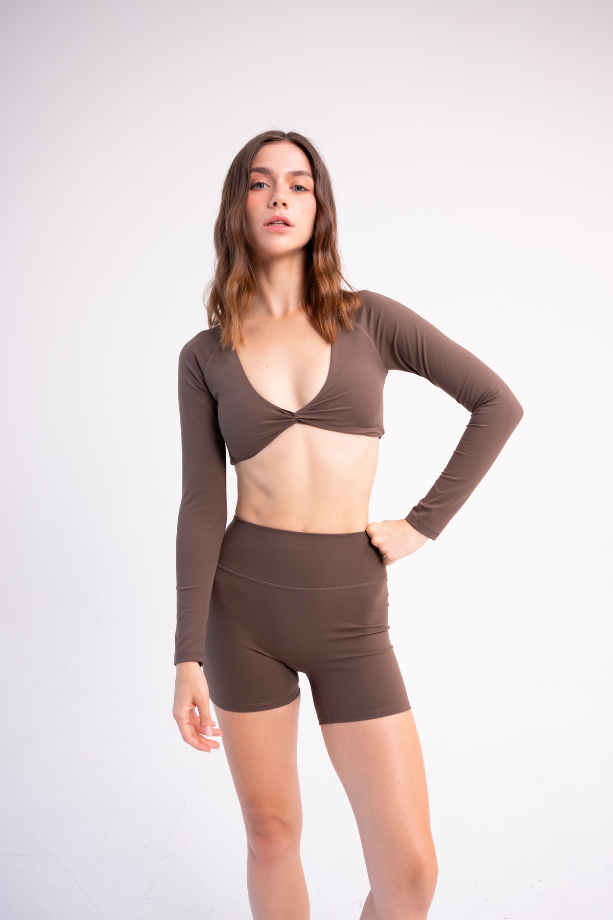 CLOUDFORM SERENITY TOP BROWN