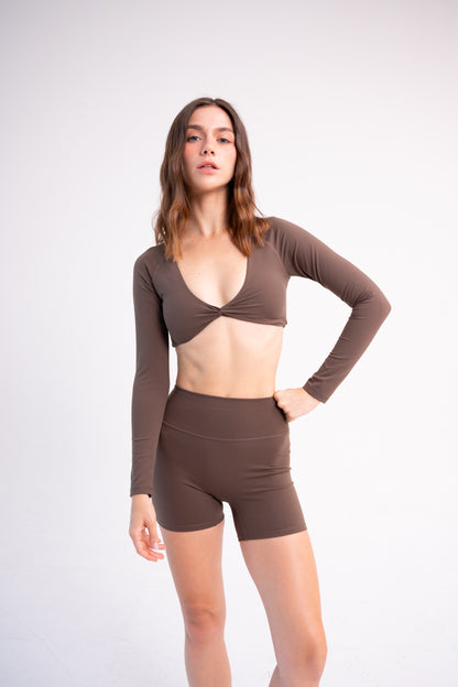 CLOUDFORM SERENITY TOP BROWN