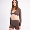 CLOUDFORM SERENITY TOP BROWN