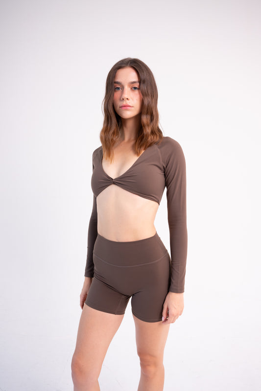 CLOUDFORM SERENITY TOP BROWN