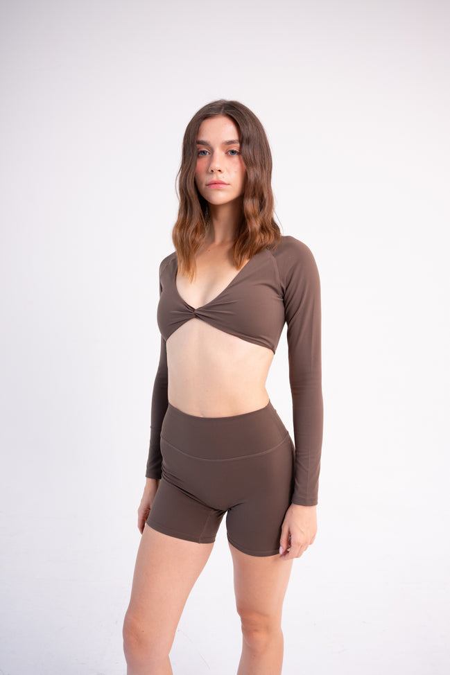 CLOUDFORM SERENITY TOP BROWN