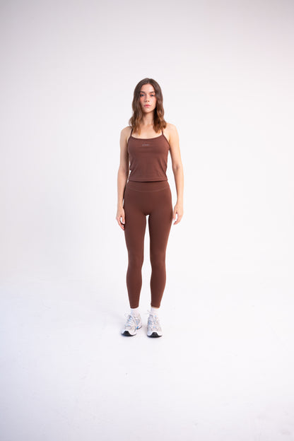 CLOUDFORM PETAL TANK LEGGING BROWN