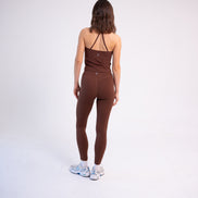 CLOUDFORM PETAL TANK TOP BROWN
