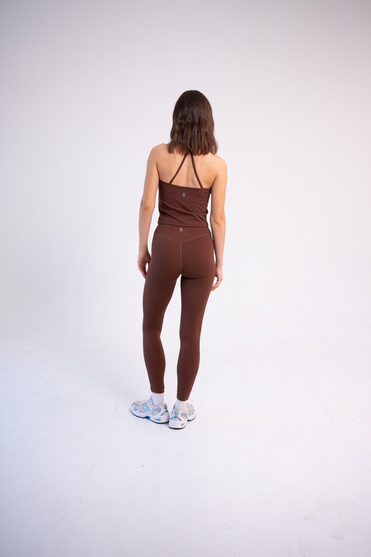 CLOUDFORM PETAL TANK TOP BROWN