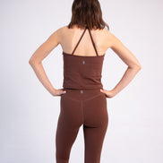 CLOUDFORM PETAL TANK TOP BROWN