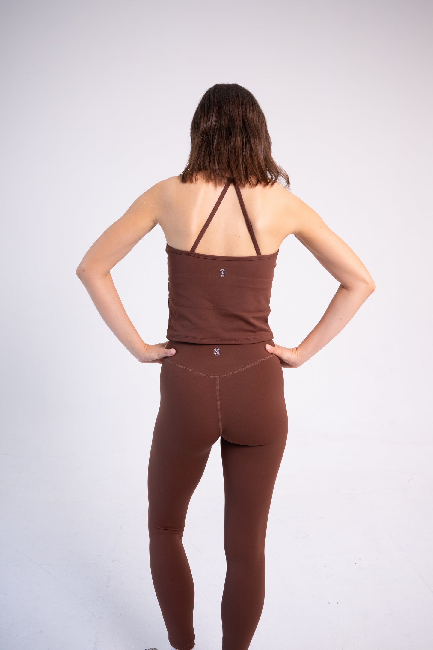 CLOUDFORM PETAL TANK LEGGING BROWN