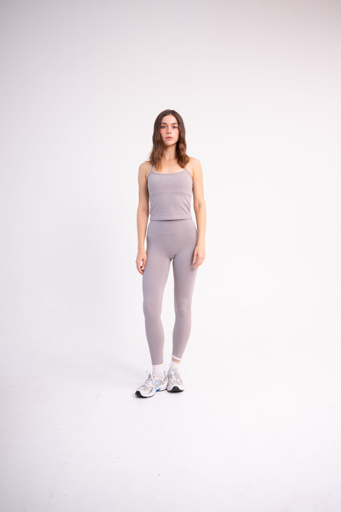CLOUDFORM PETAL TANK  LEGGING  GREY
