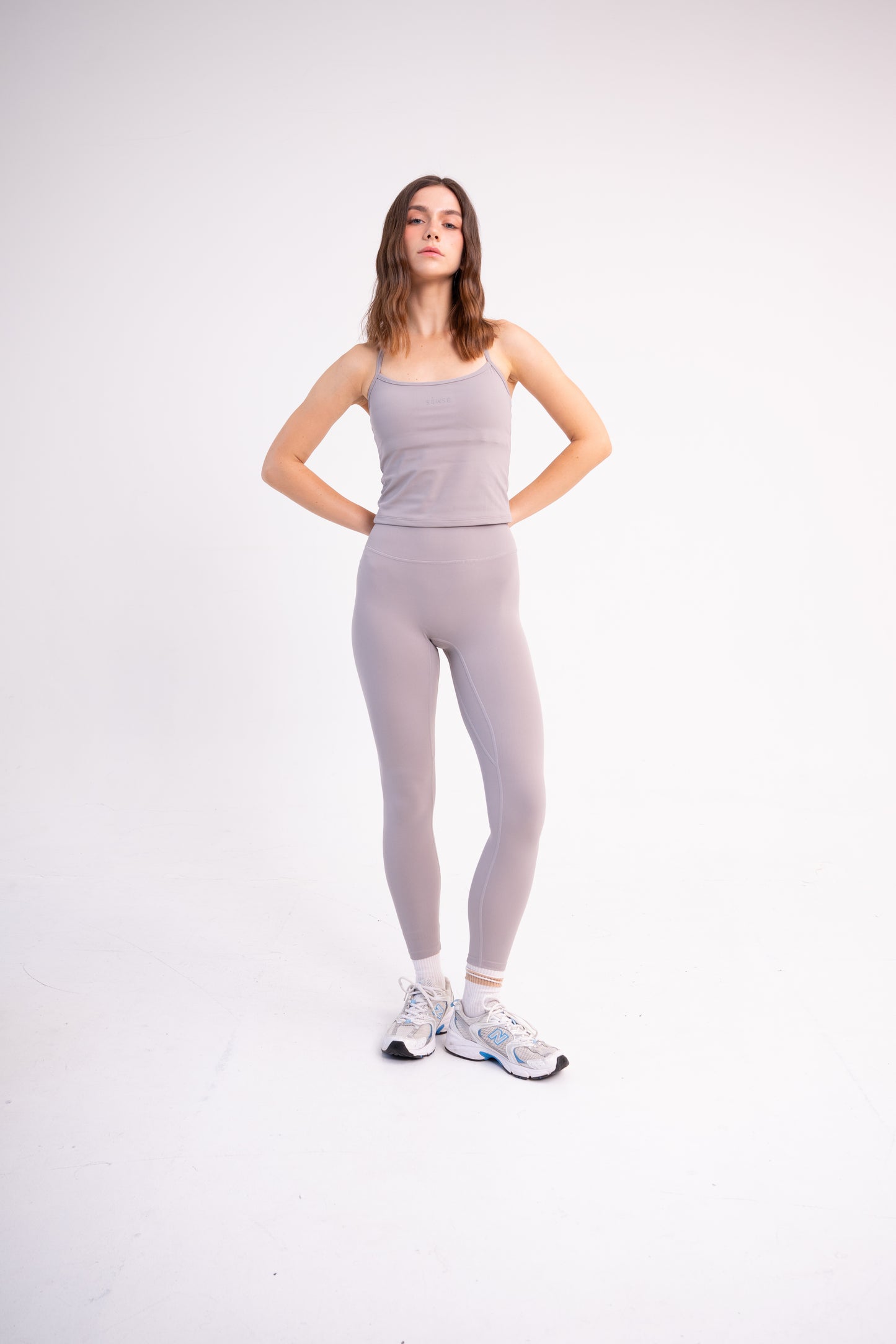 CLOUDFORM PETAL TANK  LEGGING  GREY