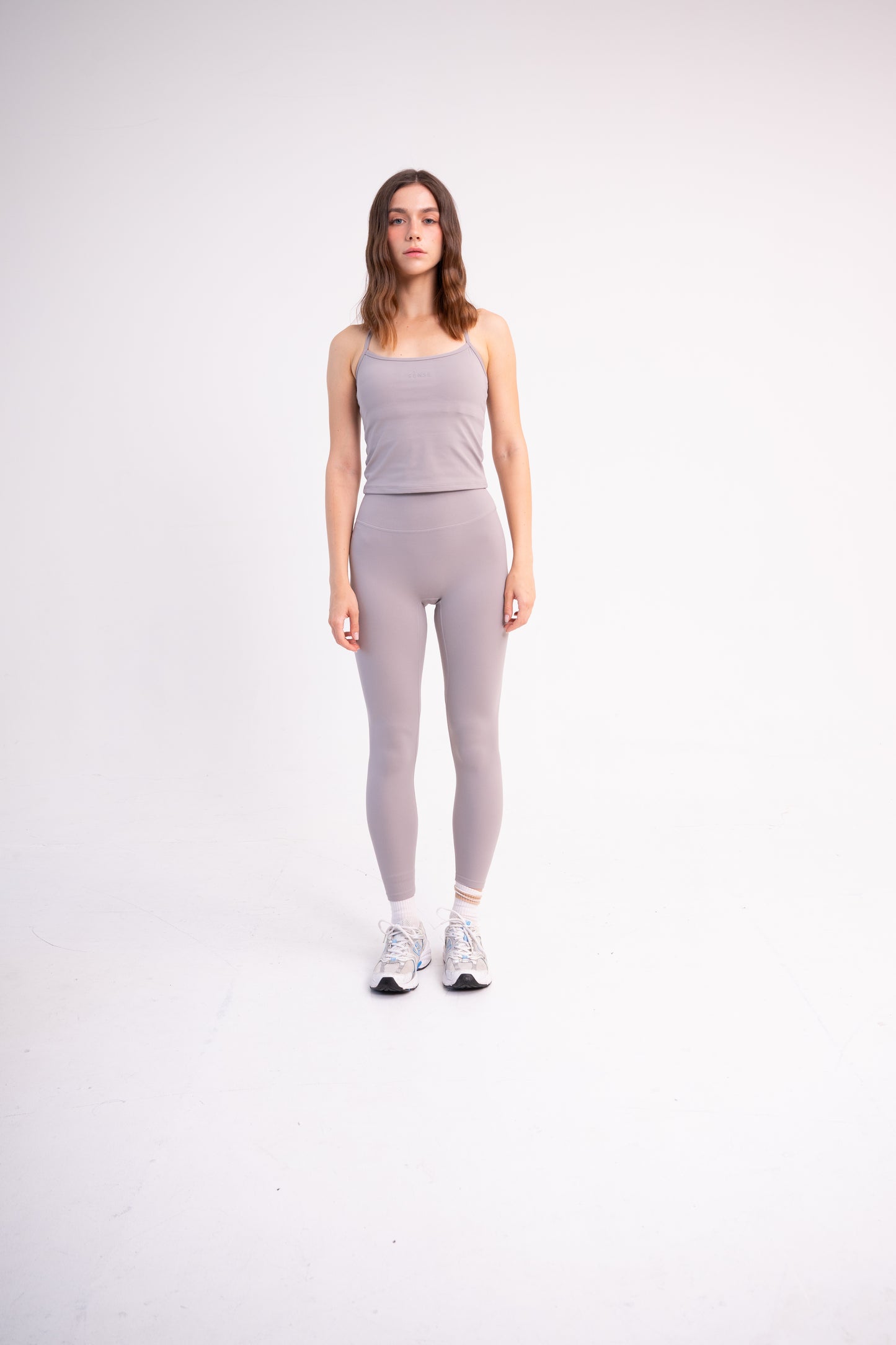 CLOUDFORM PETAL TANK  LEGGING  GREY