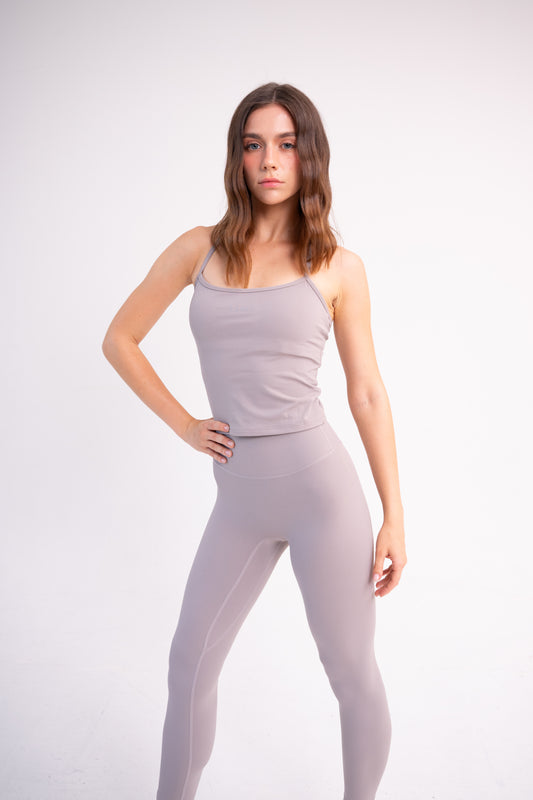 CLOUDFORM PETAL TANK TOP GREY