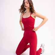 CLOUDFORM PETAL TANK TOP RED