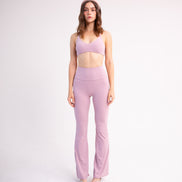 CLOUDFORM BLOOM FLARE PANTS BABY PINK