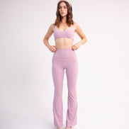 CLOUDFORM BLOOM FLARE PANTS BABY PINK