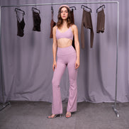 CLOUDFORM BLOOM FLARE PANTS BABY PINK