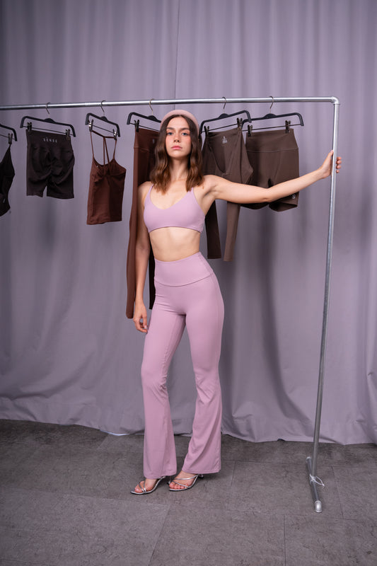 CLOUDFORM BLOOM FLARE LEGGING BABY PINK