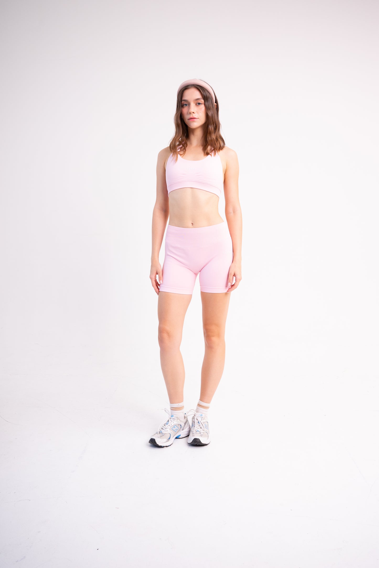 SEAMLESS GLOW GRACE TOP BABY PINK