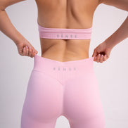 SEAMLESS GLOW GRACE TOP BABY PINK