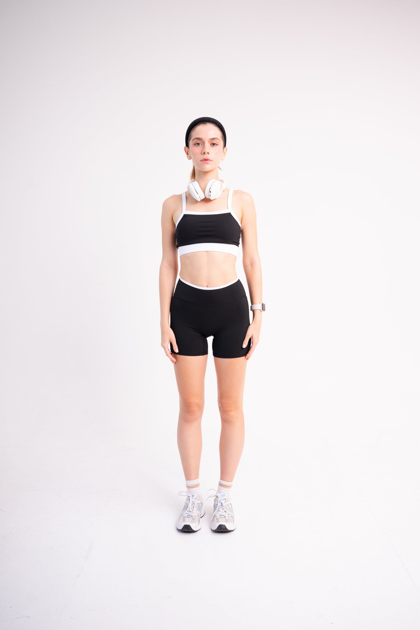 FLEXAURA DARLING TWO TONE BRA BLACK