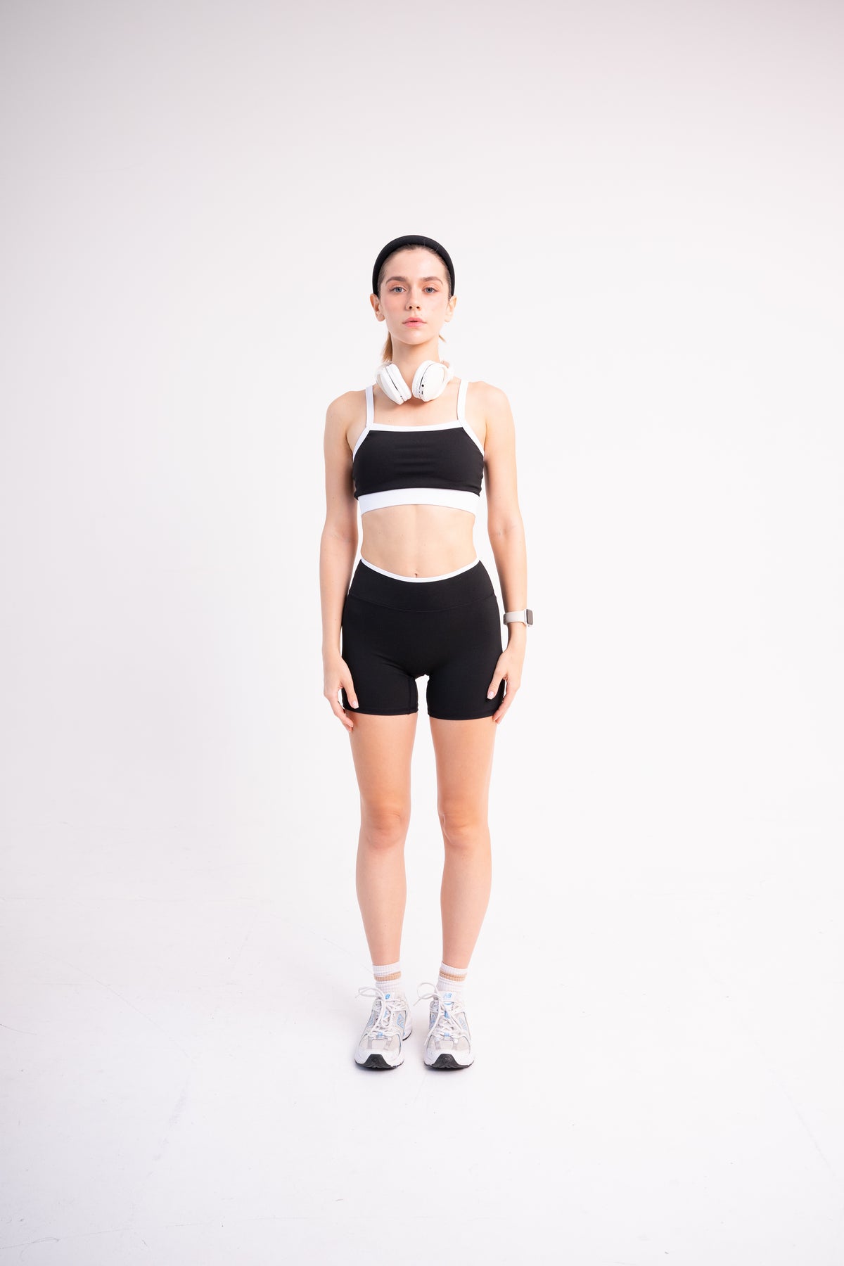 FLEXAURA DARLING TWO TONE BRA BLACK