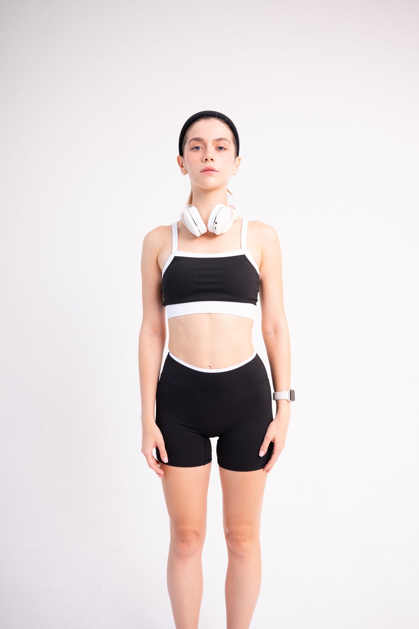 FLEXAURA DARLING TWO TONE BRA BLACK