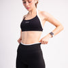 FLEXAURA MOTION TWO TONE BRA BLACK