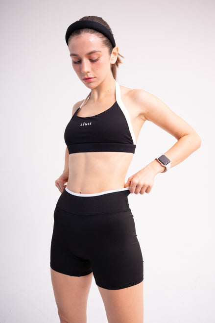 FLEXAURA MOTION TWO TONE BRA BLACK