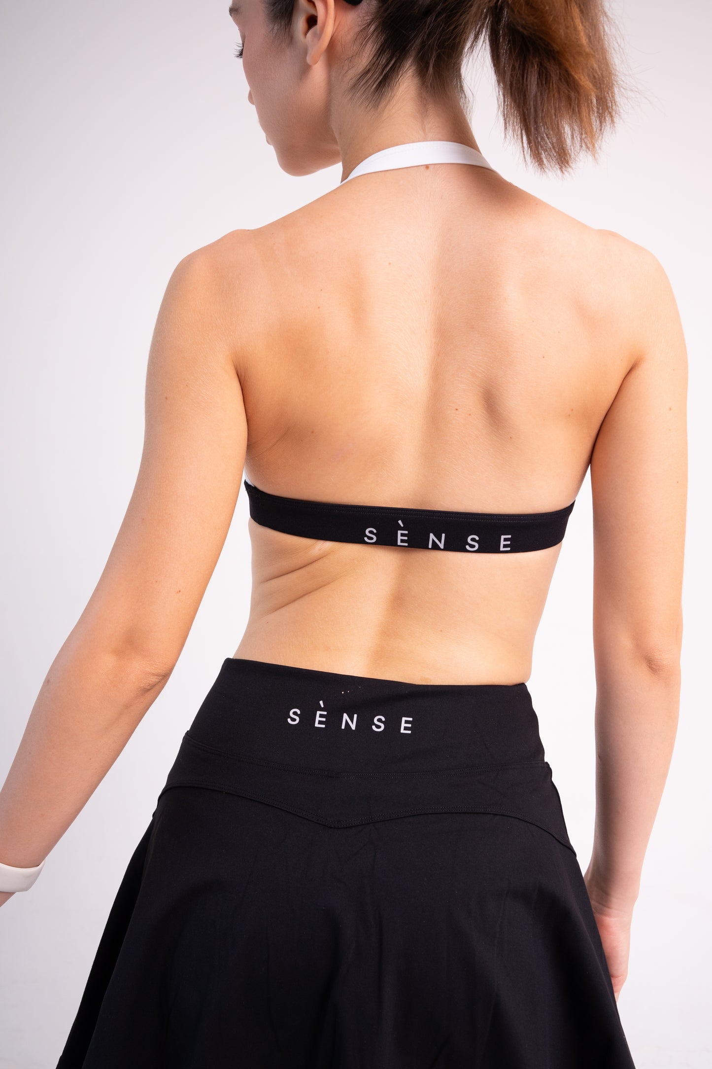 FLEXAURA MOTION TWO TONE BRA BLACK