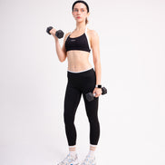 FLEXAURA MOTION TWO TONE BRA BLACK