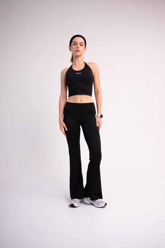 CLOUDFORM GLOW FLARE PANTS BLACK