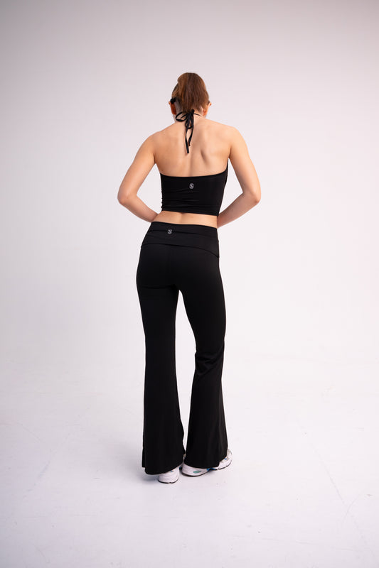 CLOUDFORM GLOW FLARE PANTS BLACK