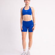 SEAMLESS GLOW SHORT PANTS BLUE