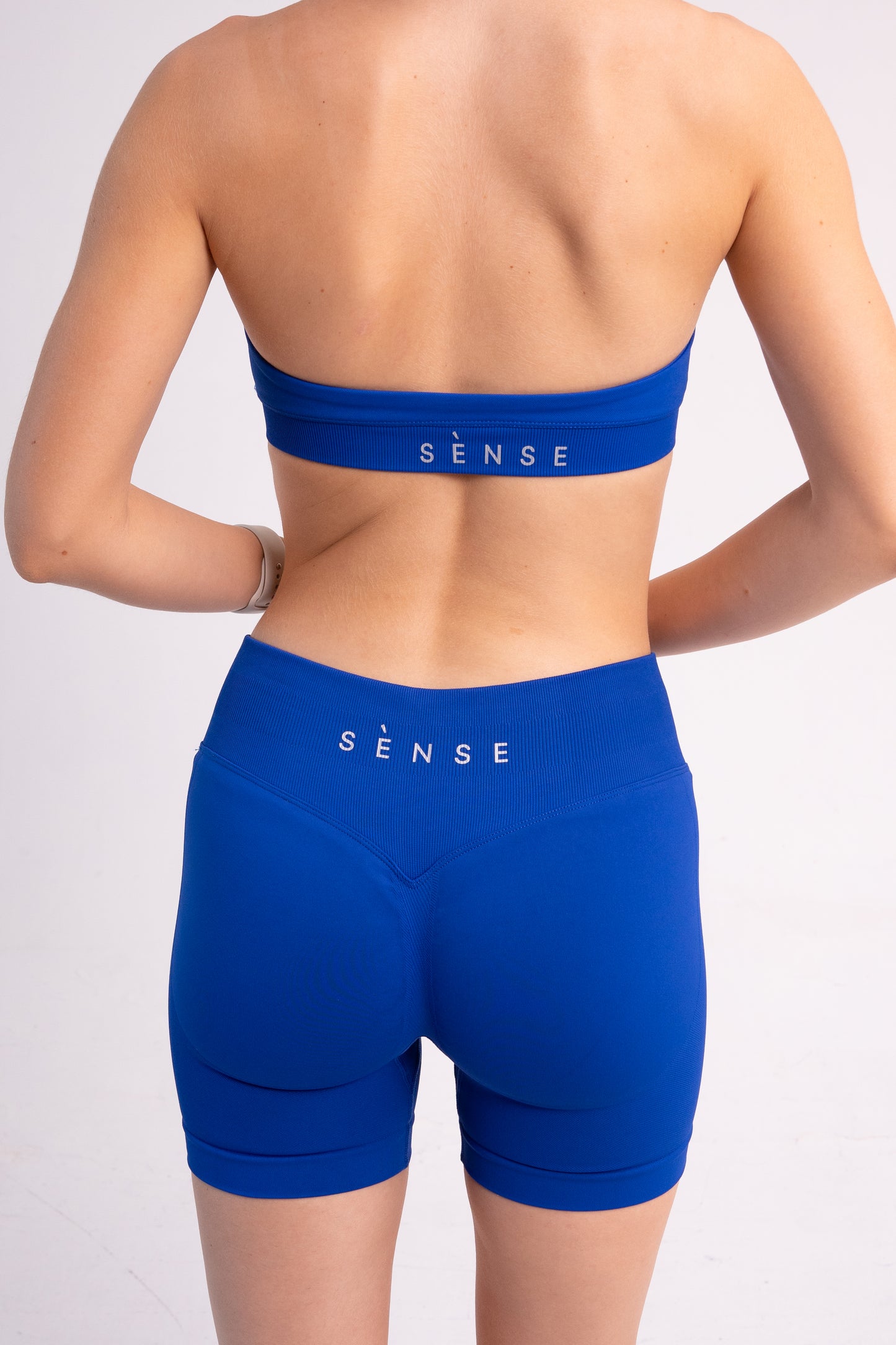 SEAMLESS GLOW SHORT PANTS BLUE